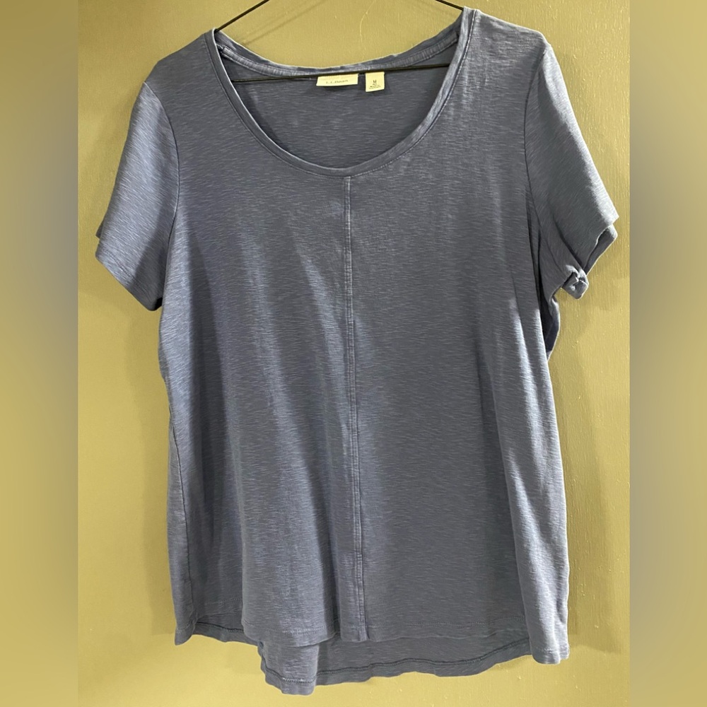 LL Bean Smokey blue t-shirt